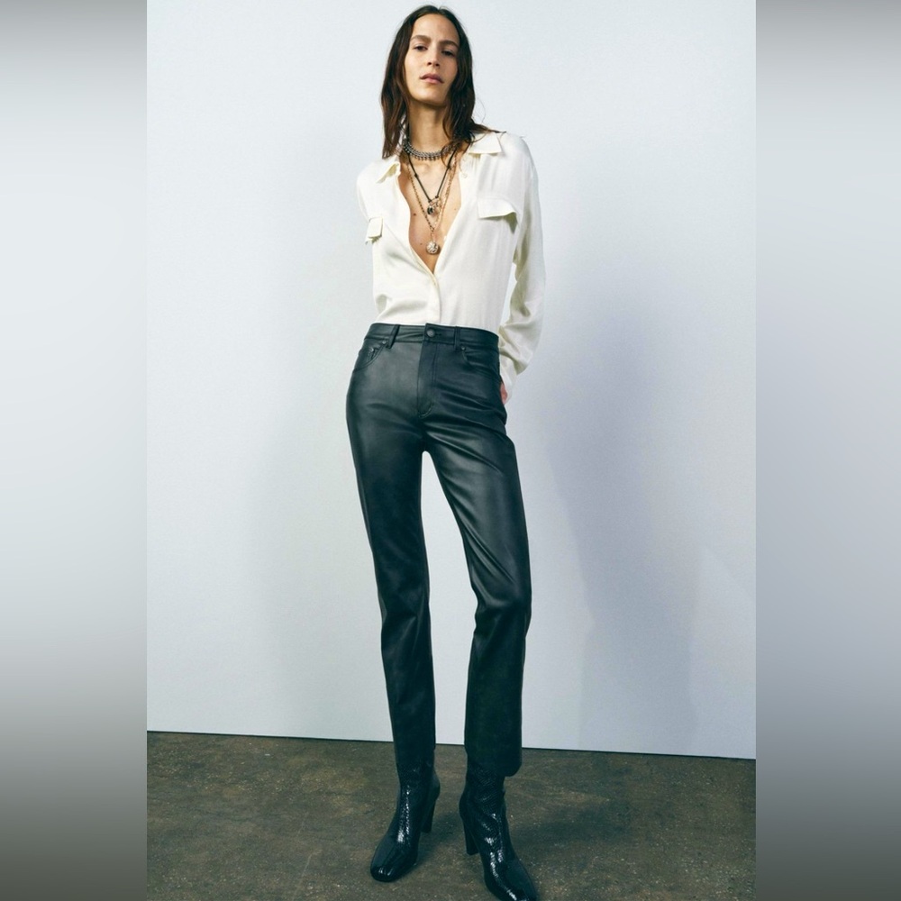 Zara vegan pants
